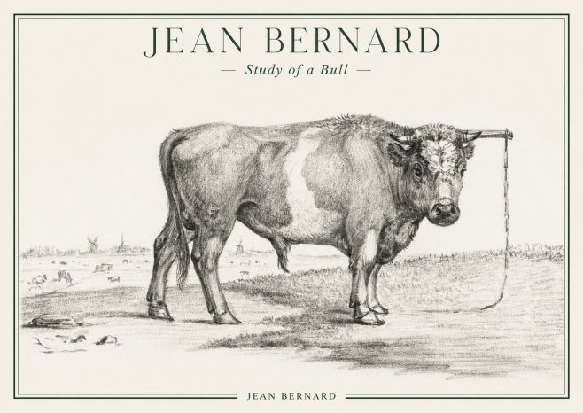 Jean Bernard Study of a Bull III No1 - Plakát