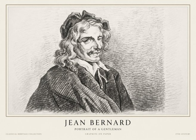 Jean Bernard Portrait of a Gentleman II No1 - Plakát