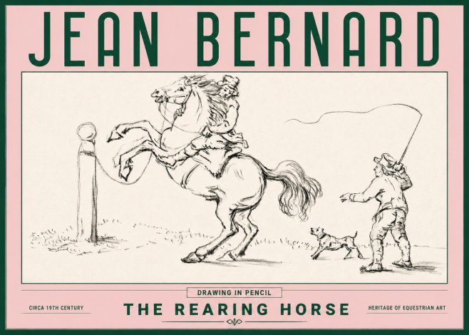Jean Bernard The Rearing Horse I No4 - Plakát