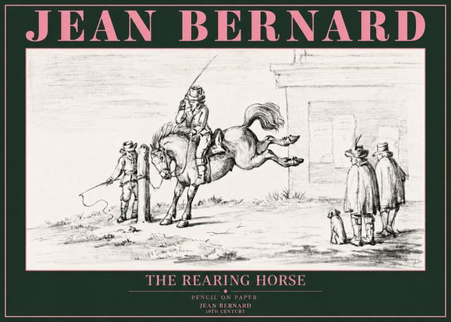 Jean Bernard The Rearing Horse II No3 - Plakát