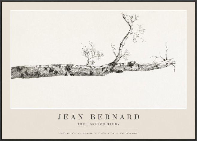 Jean Bernard Tree Branch Study No1 - Plakát