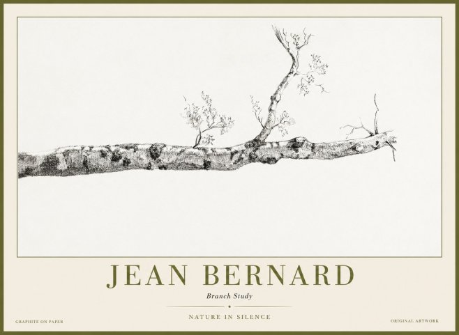 Jean Bernard Tree Branch Study No2 - Plakát