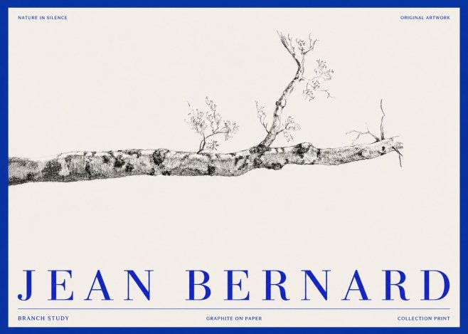 Jean Bernard Tree Branch Study No3 - Plakát