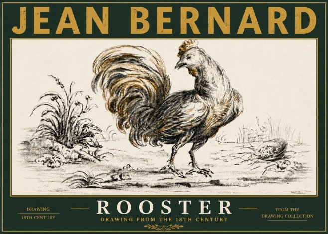 Jean Bernard Rooster No5 - Plakát