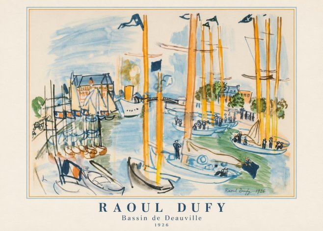 Raoul Dufy Bassin De Deauville No2 - Plakát