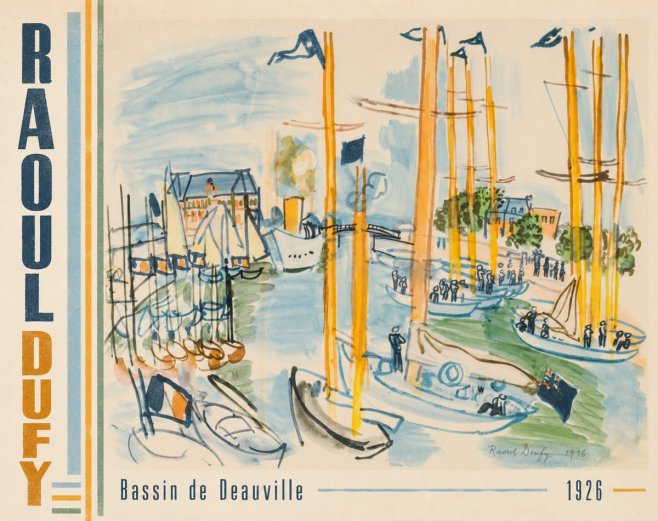Raoul Dufy Bassin De Deauville No3 - Plakát