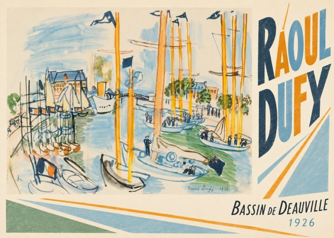 Raoul Dufy Bassin De Deauville No4 - Plakát