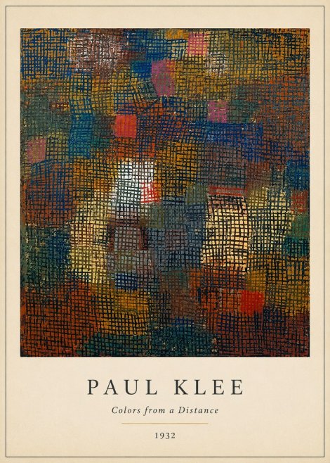 Paul Klee Colors from a Distance No4 - Plakát