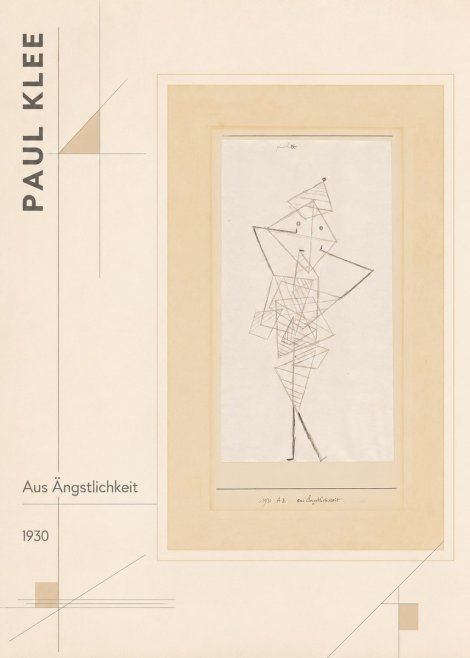 Paul Klee Aus Ängstlichkeit No2 - Plakát