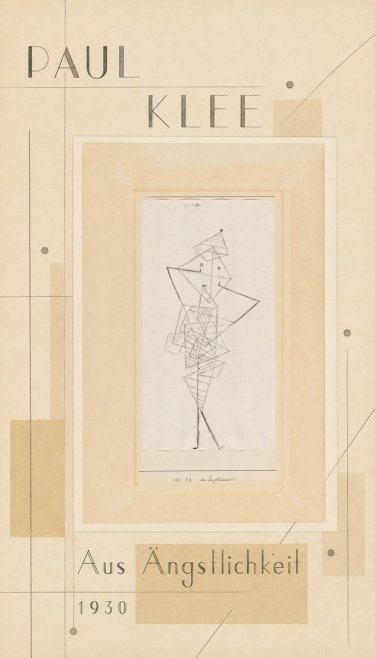 Paul Klee Aus Ängstlichkeit No3 - Plakát