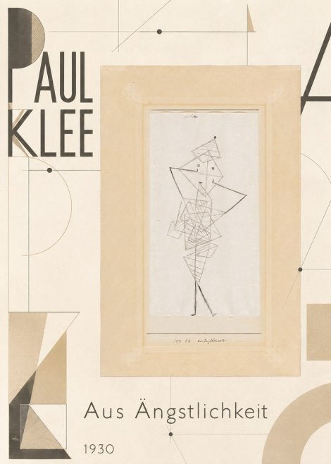 Paul Klee Aus Ängstlichkeit No5 - Plakát