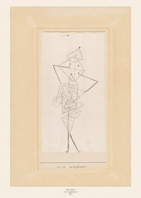 Paul Klee Aus Ängstlichkeit No6 - Plakát