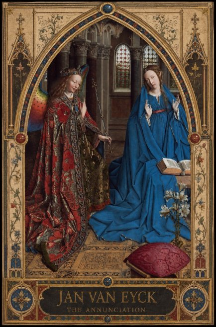 Jan van Eyck The Annunciation I No3 - Plakát