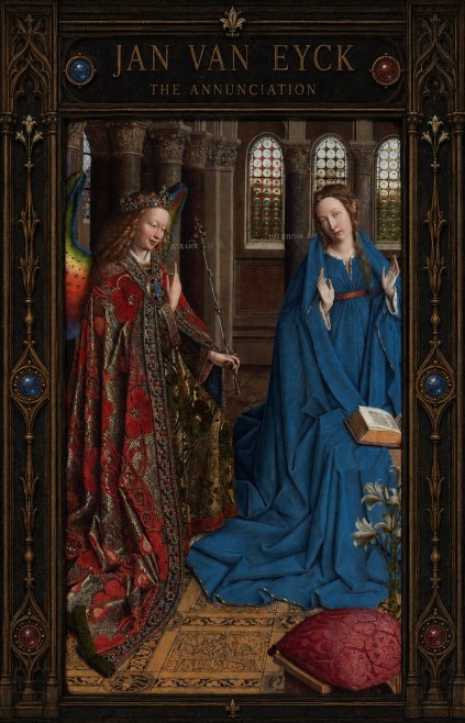 Jan van Eyck The Annunciation I No5 - Plakát