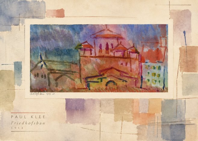Paul Klee Friedhofsbau No3 - Plakát