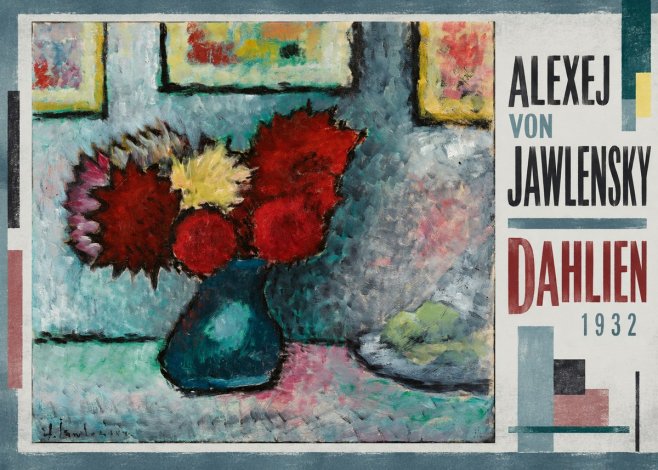 Alexej von Jawlensky Dahlien No2 - Plakát