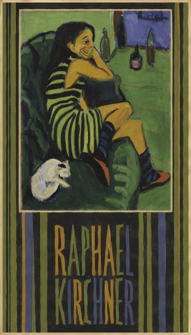 Raphael Kirchner Woman with a Cat No5 - Plakát