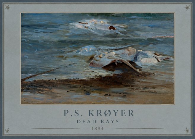 P.S. Krøyer Dead Skates No4 - Plakát
