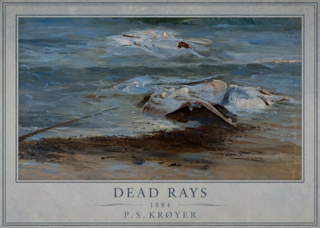 P.S. Krøyer Dead Skates No6 - Plakát
