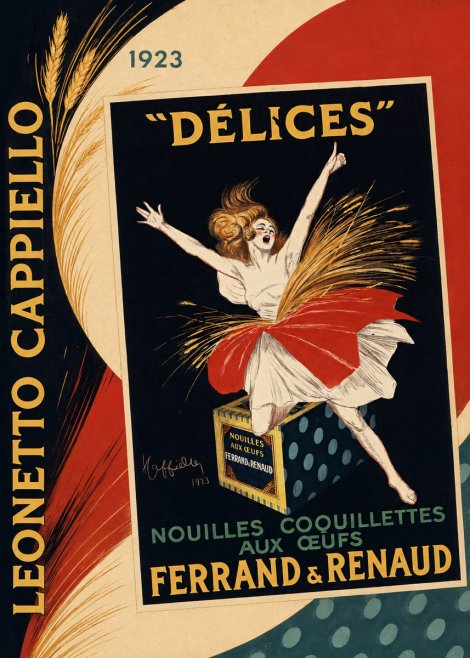 Leonetto Cappiello Délices I No2 - Plakát