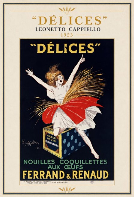 Leonetto Cappiello Délices I No3 - Plakát
