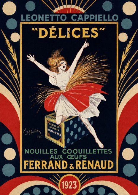 Leonetto Cappiello Délices I No4 - Plakát