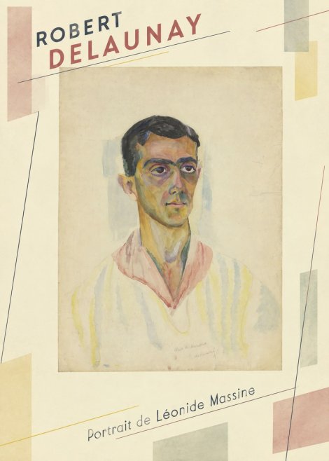 Robert Delaunay Portrait De Léonide Massine No3 - Plakát