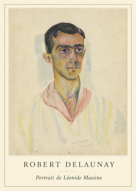 Robert Delaunay Portrait De Léonide Massine No4 - Plakát