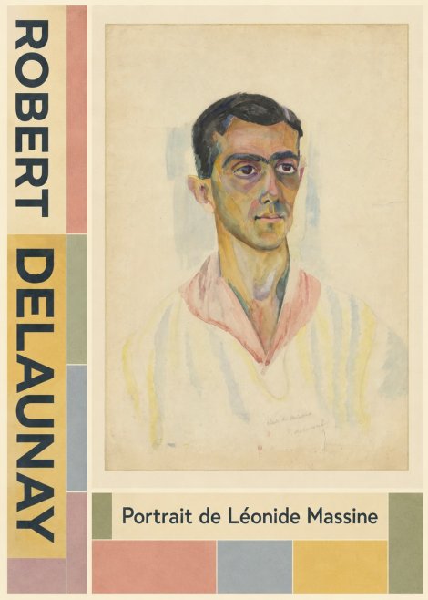 Robert Delaunay Portrait De Léonide Massine No5 - Plakát
