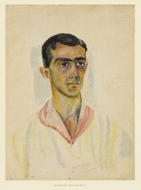 Robert Delaunay Portrait De Léonide Massine No6 - Plakát