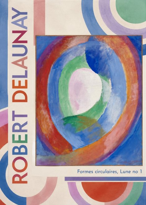 Robert Delaunay Formes Circulaires, Lune No 1 No2 - Plakát