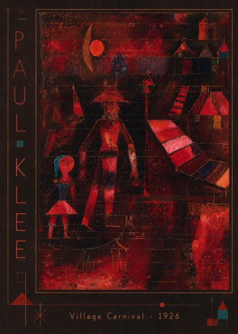 Paul Klee Village Carnival No2 - Plakát