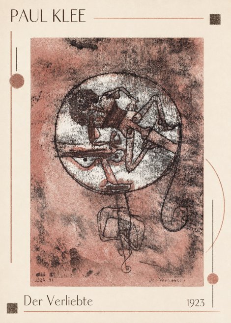 Paul Klee Der Verliebte I No1 - Plakát