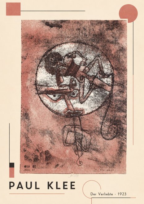 Paul Klee Der Verliebte I No2 - Plakát