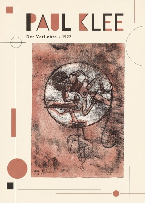 Paul Klee Der Verliebte I No6 - Plakát