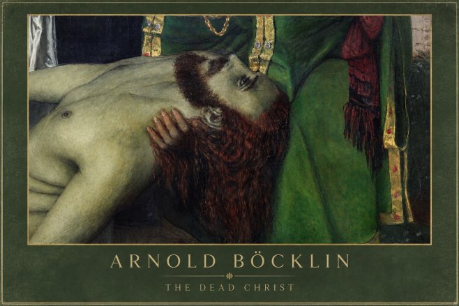 Arnold Böcklin The Dead Christ No1 - Plakát