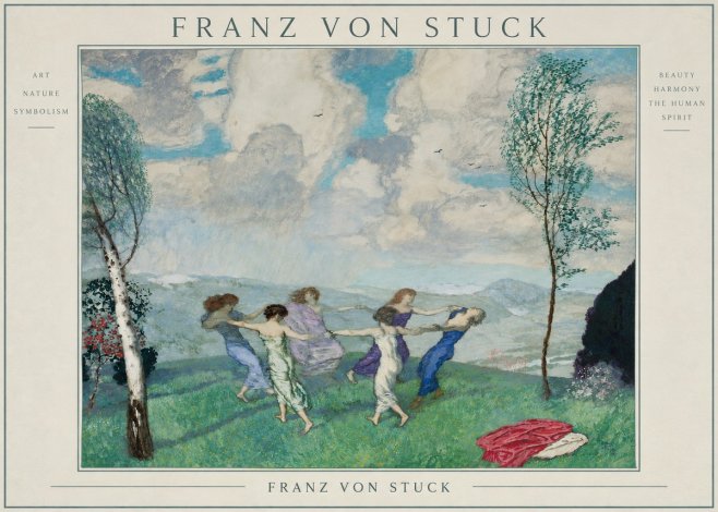 Franz von Stuck Spring Dance No3 - Plakát