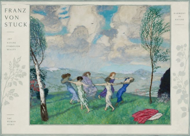 Franz von Stuck Spring Dance No5 - Plakát