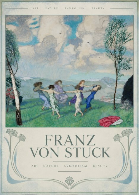 Franz von Stuck Spring Dance No6 - Plakát