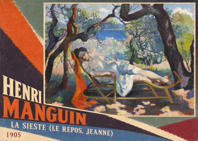 Henri Manguin La Sieste (Le Repos, Jeanne) No5 - Plakát