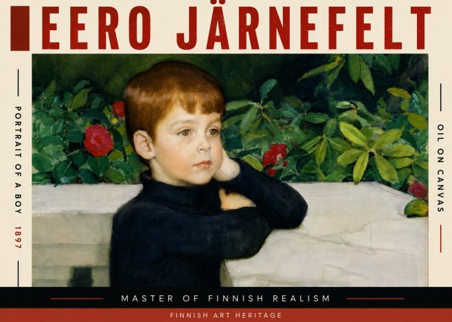 Eero Järnefelt Portrait of a Boy No5 - Plakát