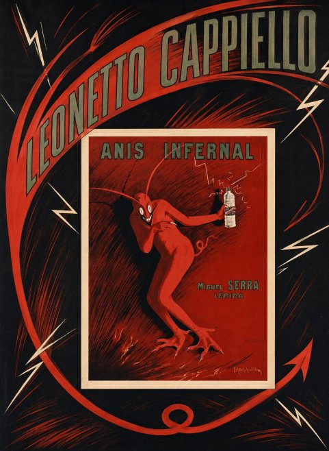 Leonetto Cappiello Anis Infernal II No5 - Plakát