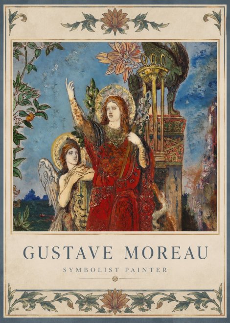 Gustave Moreau The Apparition I No1 - Plakát