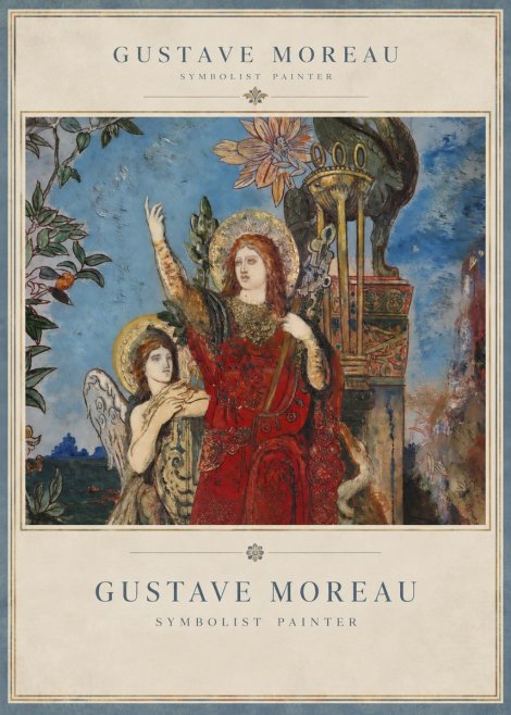 Gustave Moreau The Apparition I No3 - Plakát