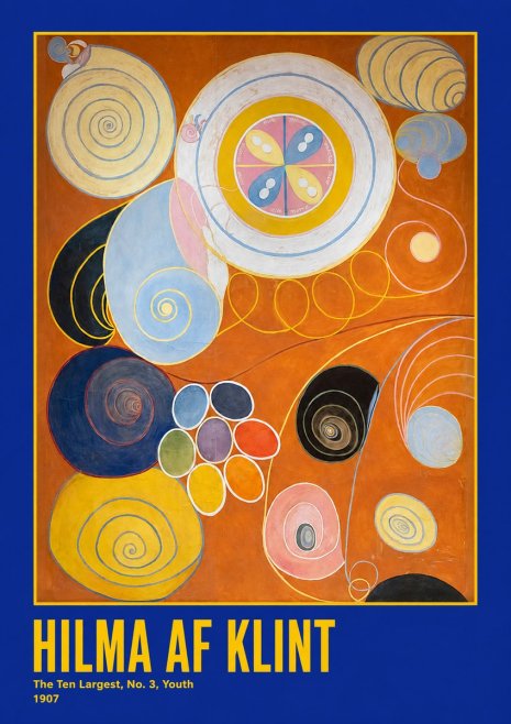 Hilma af Klint The Ten Largest, No. 3, Youth No2 - Plakát