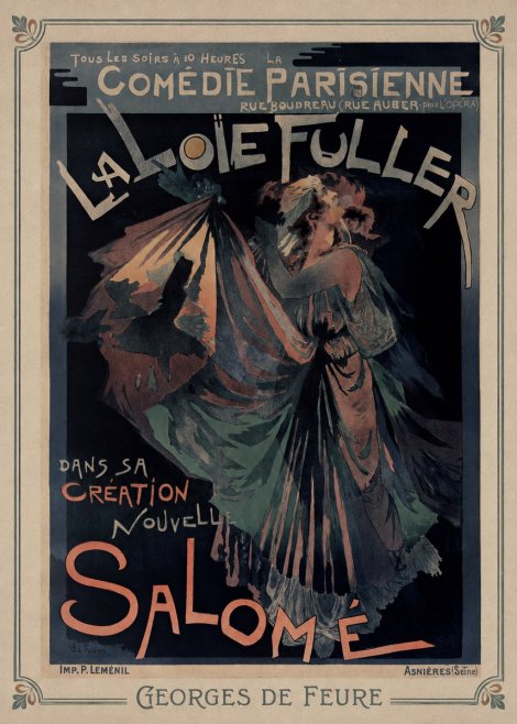 Georges de Feure Salomé I No1 - Plakát