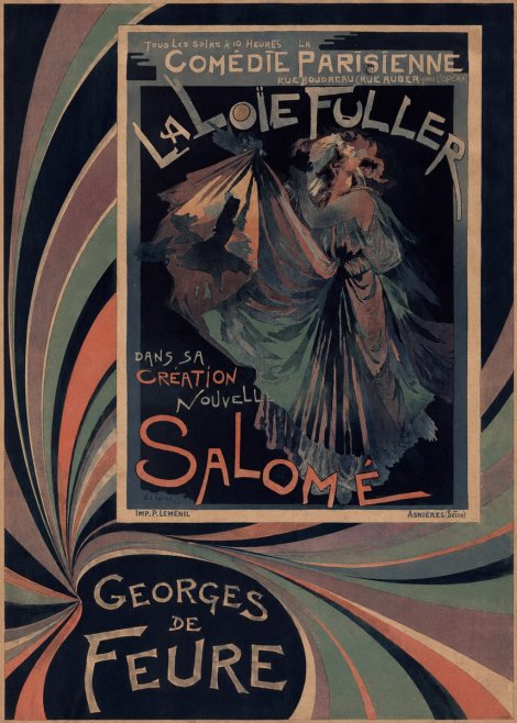 Georges de Feure Salomé I No6 - Plakát