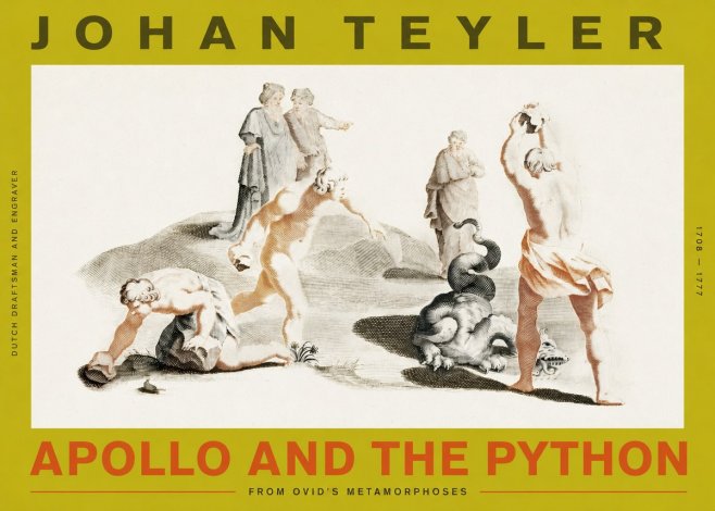 Johan Teyler Apollo and the Python No2 - Plakát