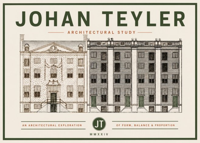 Johan Teyler Architectural Study IV No4 - Plakát
