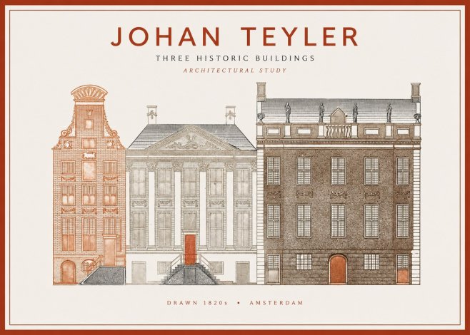 Johan Teyler Three Historic Buildings No1 - Plakát